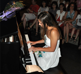 Audition de piano au Château de Ripaille